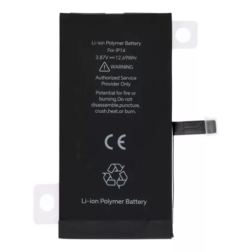 JCID programozható akkumulátor  iPhone 14 3279 mAh (standard kapacitás)