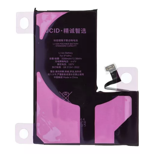 JCID programozható akkumulátor  iPhone 14 Pro 3200 mAh (standard kapacitás)