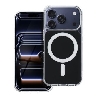   Clear Fusion Mag Cover tok iPhone 16 PRO  Magsafe kompatibilis fekete