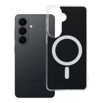   Clear Fusion Mag Cover tok Samsung S26 PLUS  Magsafe kompatibilis fekete