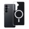 Clear Fusion Mag Cover tok Samsung S26 PLUS  Magsafe kompatibilis fekete
