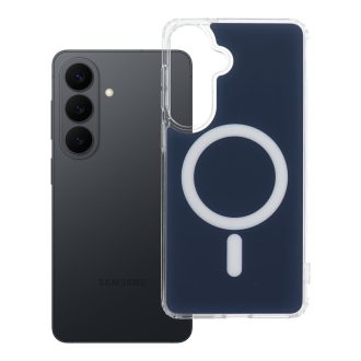   Clear Fusion Mag Cover tok Samsung S26 PLUS  Magsafe kompatibilis sötétkék