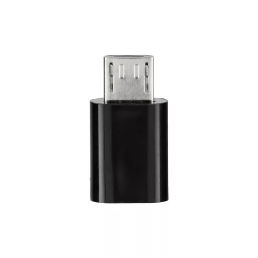 Type-C – Micro USB adapter Blue Star fekete
