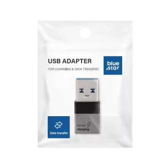 Type-C – USB-A 3.0 adapter Blue Star fekete