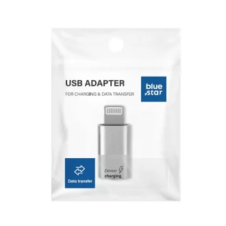 Type-C – Lightning adapter Blue Star fehér