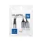 AUX adapter 2in1 Type-C (male) – Type-C (female) / Type-C (female) Blue Star fekete DAC max 25W