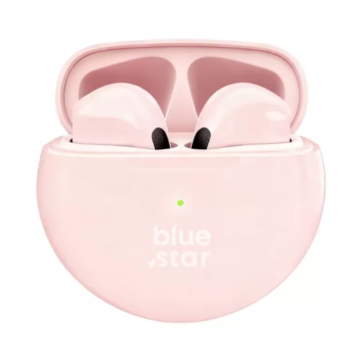 BLUE STAR vezeték nélküli fülhallgató Circle Beat TX3 TWS rózsaszín
