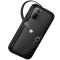 Hoco Q51 powerbank 10000 mAh QC PD 20W, kihúzható USB-C kábellel – fekete