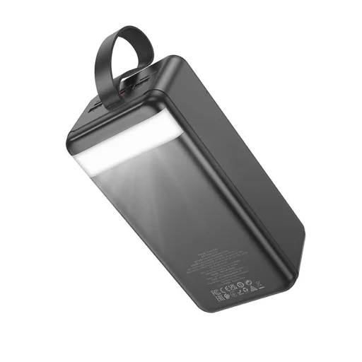 Hoco J123C powerbank 60000 mAh QC PD 3A 22,5W – fekete