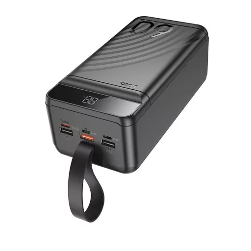 Hoco J123C powerbank 60000 mAh QC PD 3A 22,5W – fekete