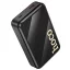 Hoco Q37A powerbank 20000 mAh QC PD 22,5W, beépített USB-C + Lightning kábelekkel – fekete