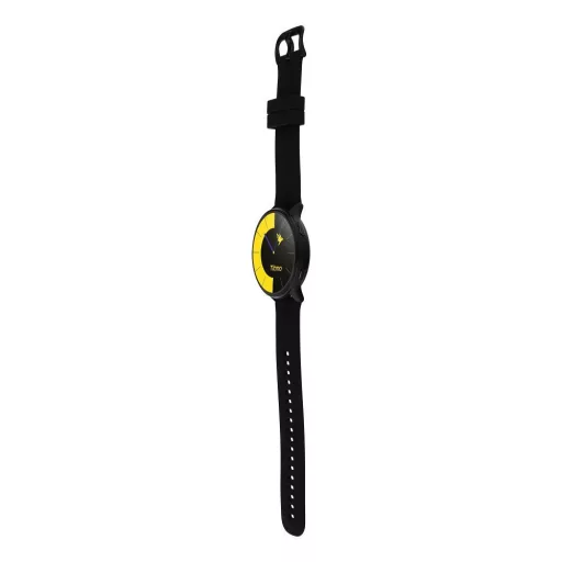 TITMO okosóra O-200 (GPS, AMOLED, Bluetooth hívás, szilikon szíj) fekete