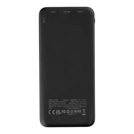 Veger powerbank W1056 3A 10000 mAh fekete