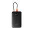 Veger powerbank beépített USB-C kábellel QC3.0 PD 2A 22,5W K1C W1189 10000 mAh fekete