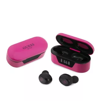   Guess TWS + dokkolóállomás vezetékes fülhallgató GUTWST31EM magenta