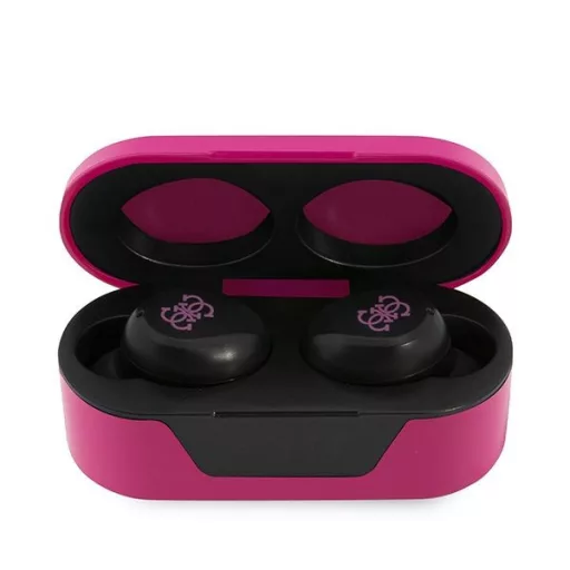 Guess TWS + dokkolóállomás vezetékes fülhallgató GUTWST31EM magenta