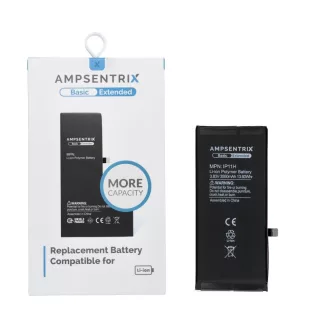   AmpSentrix Basic akkumulátor iPhone 11 készülékhez (emelt kapacitás 3550 mAh)
