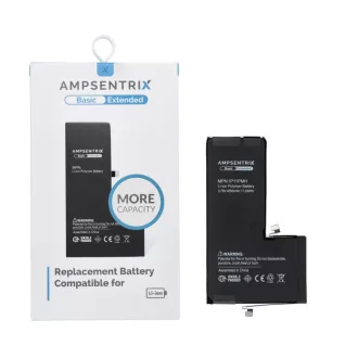   AmpSentrix Basic akkumulátor iPhone 11 Pro Max készülékhez (emelt kapacitás 4550 mAh)