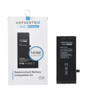   AmpSentrix Basic akkumulátor iPhone 8 készülékhez (emelt kapacitás 2250 mAh)
