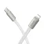 Hoco USB-C – Lightning töltőkábel X125 lapos PD 30W 1 m fehér
