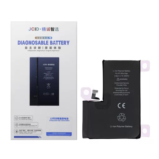 JCID programozható akkumulátor  iPhone 14 Pro Max 4790 mAh (emelt kapacitás)