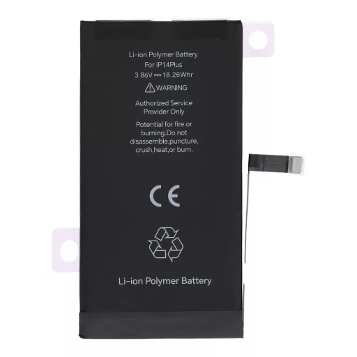 JCID programozható akkumulátor  iPhone 14 Plus 4730 mAh (emelt kapacitás)