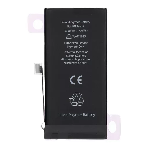 JCID diagnosztizálható akkumulátor iPhone 13 mini 2520 mAh (nagy kapacitás)