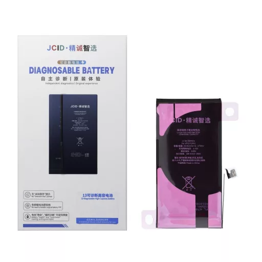 JCID programozható akkumulátor  iPhone 12 / 12 Pro 3230 mAh (emelt kapacitás)