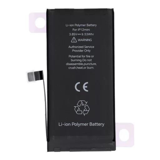 JCID programozható akkumulátor  iPhone 12 Mini 2460 mAh (emelt kapacitás)