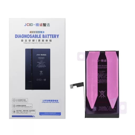JCID programozható akkumulátor  iPhone 15 3520 mAh (emelt kapacitás)