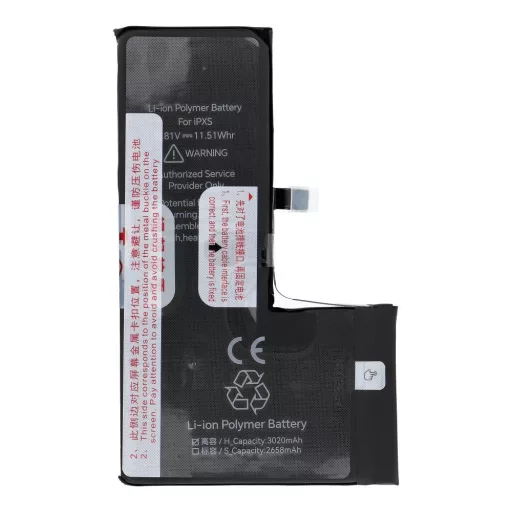 JCID Akkumulátor iPhone Xs 3020 mAh (emelt kapacitás)