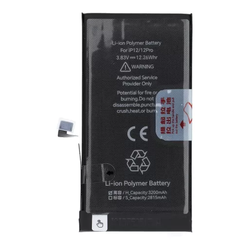 JCID Akkumulátor iPhone 12 / 12 Pro 3200 mAh (emelt kapacitás)