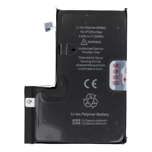 JCID Akkumulátor iPhone 12 Pro Max 4450 mAh (emelt kapacitás)