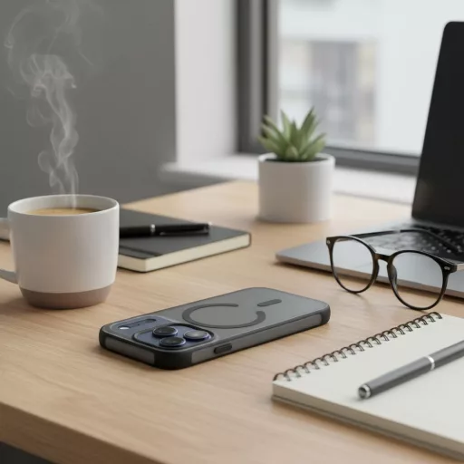 Flexline Mag Cover tok iPhone 17 AIR  Magsafe kompatibilis fekete