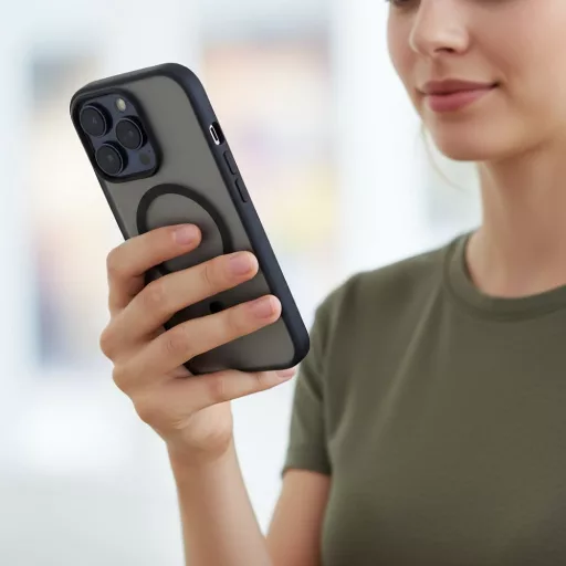 Flexline Mag Cover tok iPhone 16 PRO  Magsafe kompatibilis fekete