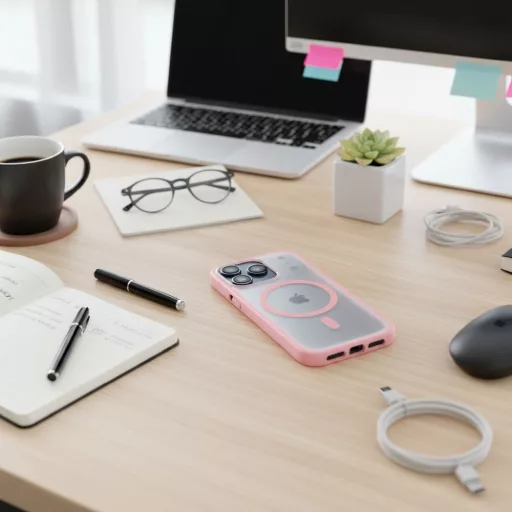 Flexline Mag Cover tok iPhone 16 PRO MAX  Magsafe kompatibilis rózsaszín