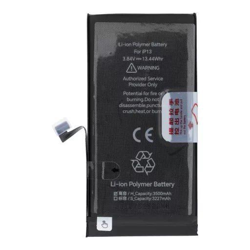 JCID Akkumulátor iPhone 13 3500 mAh (emelt kapacitás)