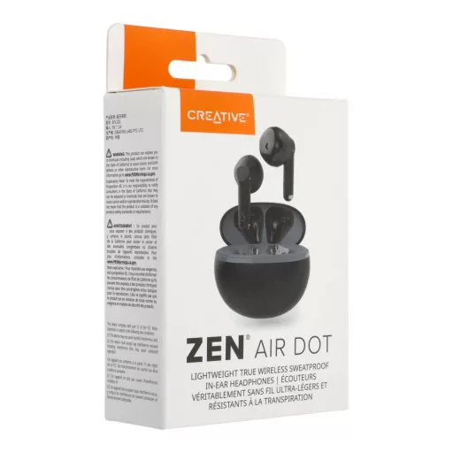 Creative vezeték nélküli fülhallgató Zen Air Dot fekete
