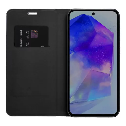 Luna Carbon Flip tok SAMSUNG A57 5G fekete