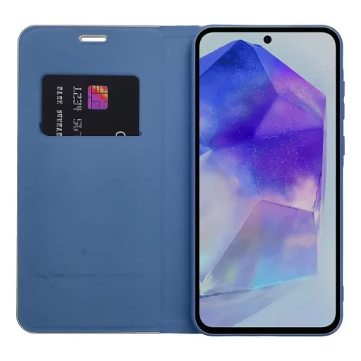 Luna Carbon Flip tok SAMSUNG A57 5G kék