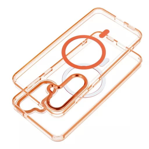 FRAME CLEAR HYBRID MAG COVER Tok Magsafe kompatibilis  SAMSUNG A57 hermes narancssárga