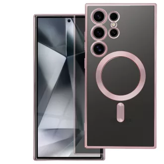   Electro Mag Cover tok Samsung A37  Magsafe kompatibilis rozéarany