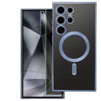   Electro Mag Cover tok Samsung A37  Magsafe kompatibilis titanium kék