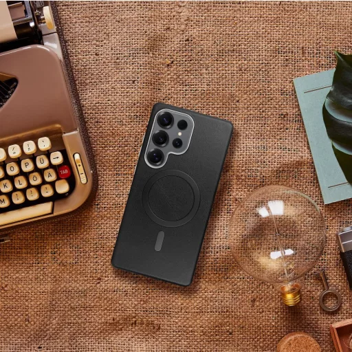 Gentleman Mag Cover tok Magsafe kompatibilis for SAMSUNG A37 fekete