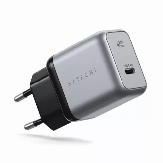   Satechi hálózati töltő GaN USB-C 30W ST-UC30WCM-EU szürke-fekete