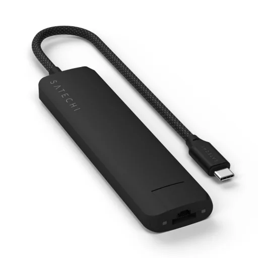 7 az 1-ben USB-C hub adapter, Satechi ST-P7SK, fekete
