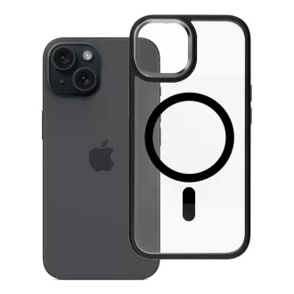 Roar Mag Bumper tok Magsafe kompatibilis  iPhone 15 fekete