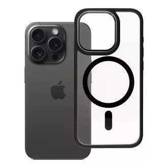   Roar Mag Bumper tok Magsafe kompatibilis  iPhone 15 Pro fekete