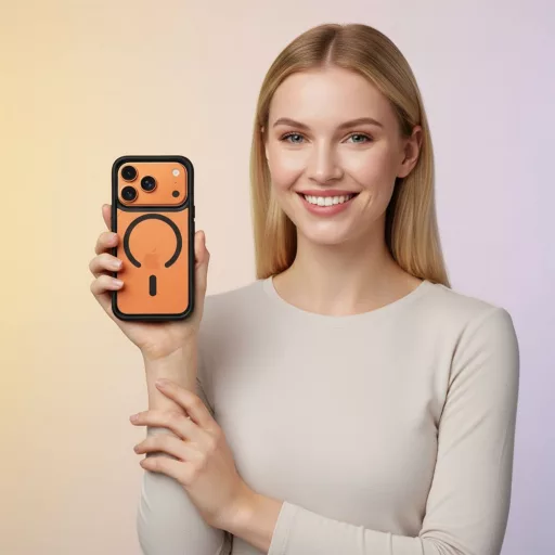 Roar Mag Bumper tok Magsafe kompatibilis  iPhone 17 fekete