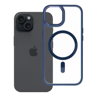   Roar Mag Bumper tok Magsafe kompatibilis  iPhone 15 sötétkék